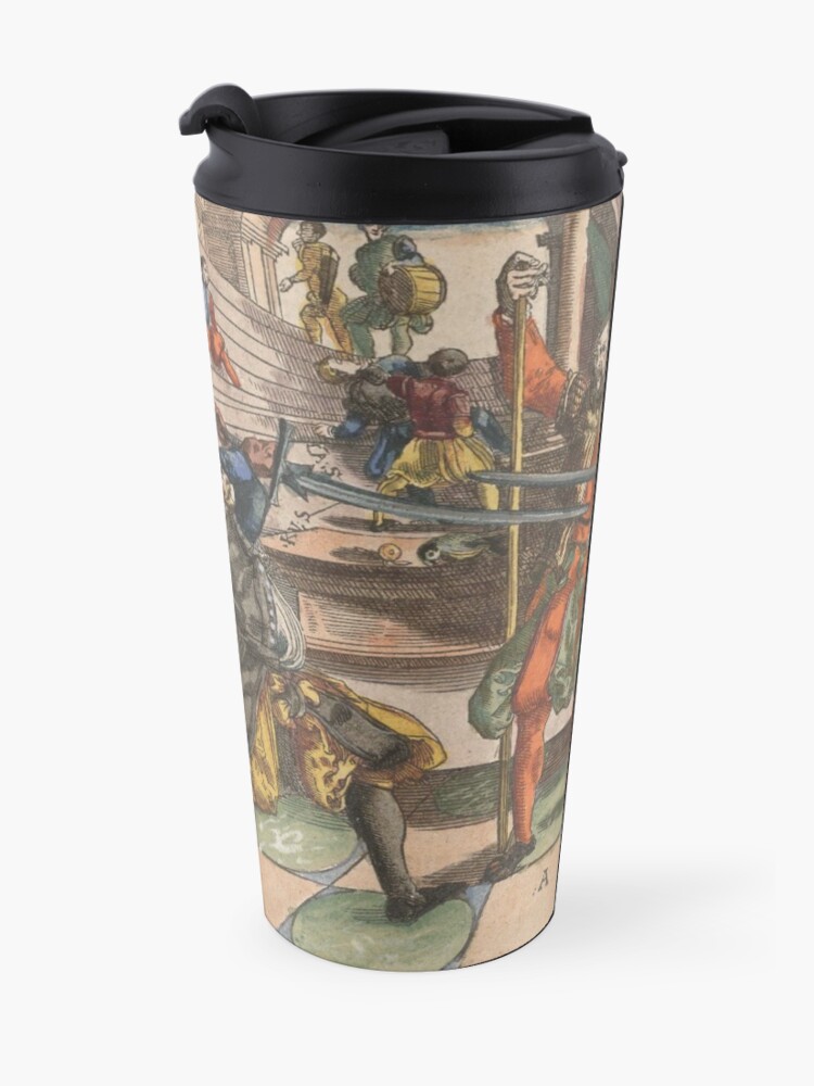 Alternate view of Joachim Meyer Medieval Sword Master HEMA Travel Mug