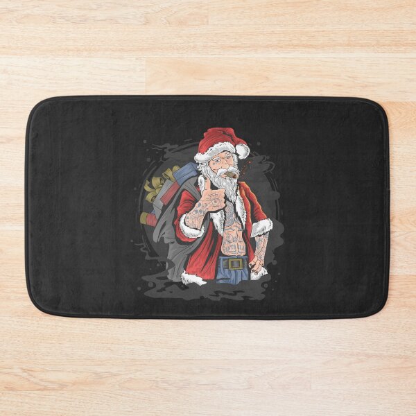 Item preview, Tattooed Santa Claus and his bag full of "alternative" Christmas gifts. designed and sold by paulo silveira.