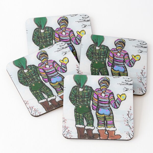 Item preview, Walking in our Winter Underwear designed and sold by Robin Kinnard.