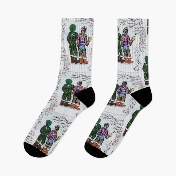 Item preview, Walking in our Winter Underwear designed and sold by Robin Kinnard.