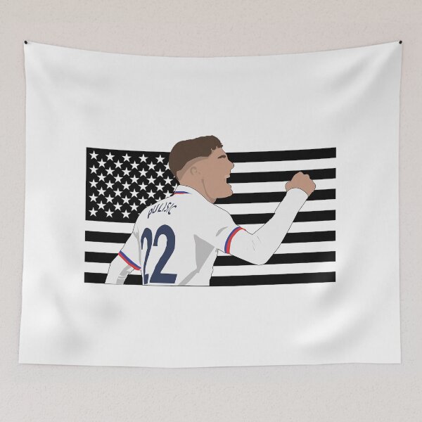 Item preview, Christian Pulisic US Flag designed and sold by Hevding.