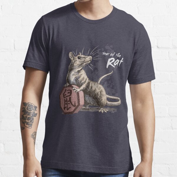 Year of the Rat (for dark shirts) Essential T-Shirt