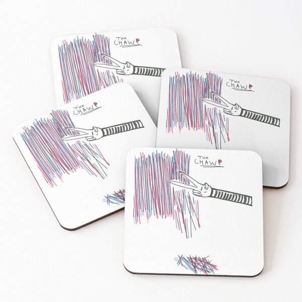 the chawp Coasters (Set of 4)
