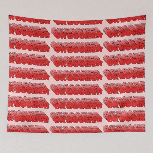 Item preview, OK BOOMER Red designed and sold by SnotDesigns.