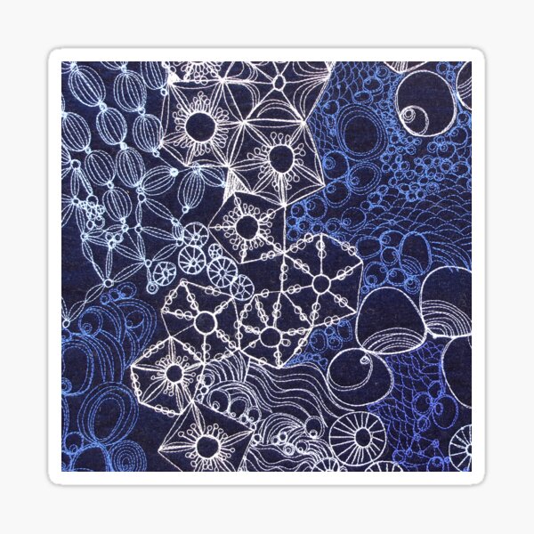 Item preview, Rock Pool Blue designed and sold by Helen Richards.