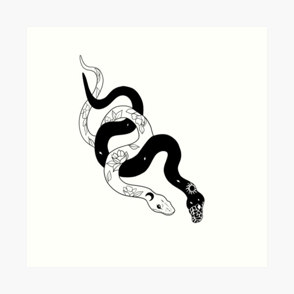 Love snakes Art Print
