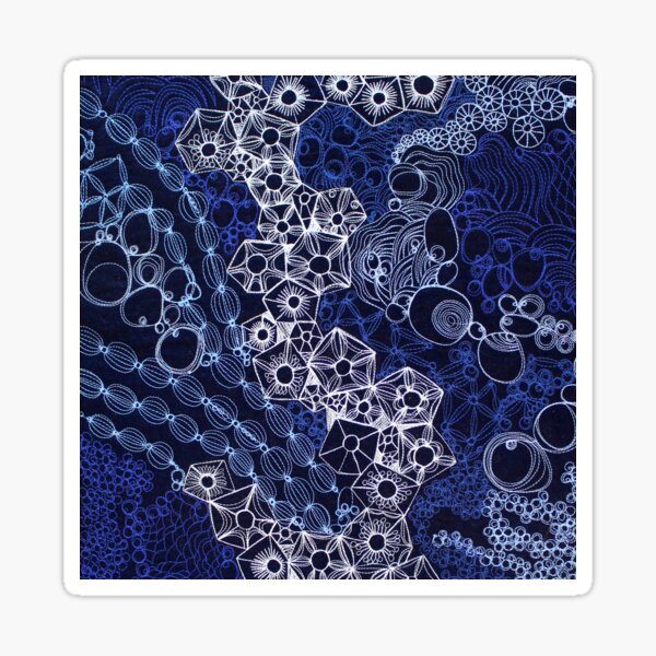 Item preview, Rock Pool Blue #1 designed and sold by Helen Richards.