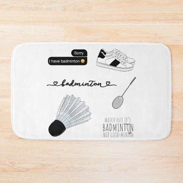 Item preview, Black Watercolor Badminton Pack designed and sold by The-Goods.