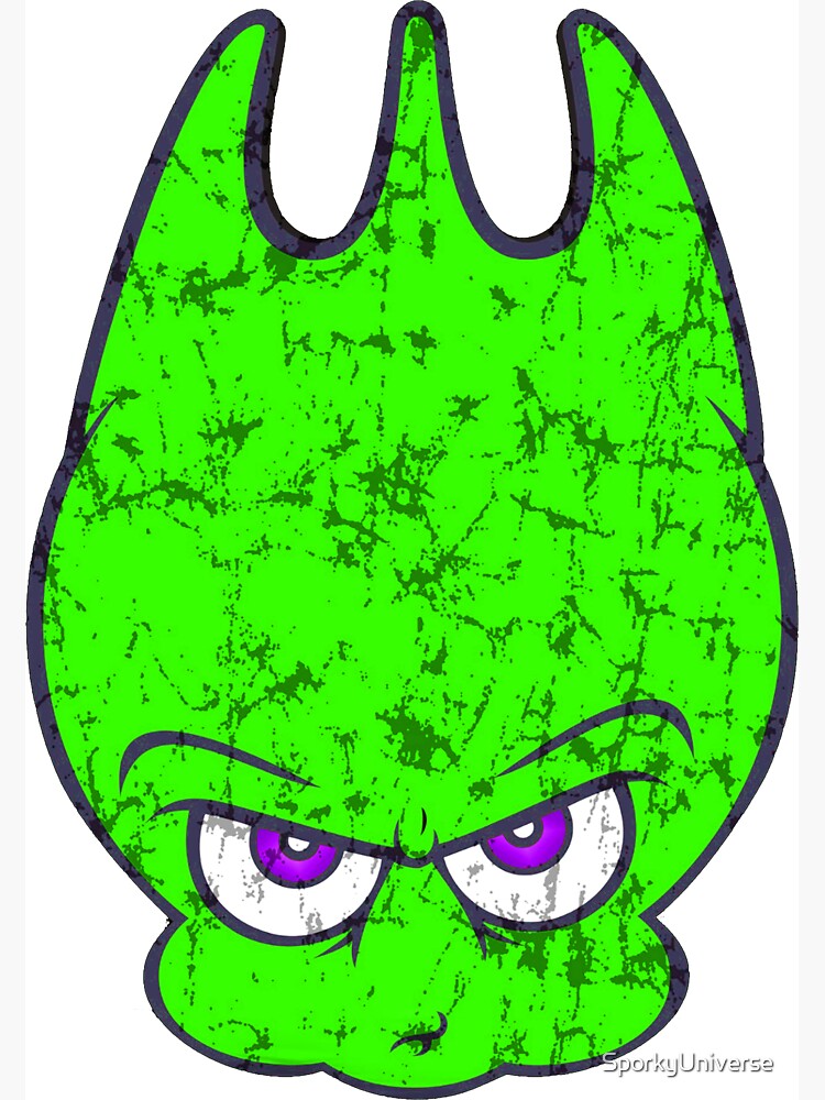 Thumbnail 3 of 3, Magnet, Vintage Neon Alien Sporky designed and sold by SporkyUniverse.