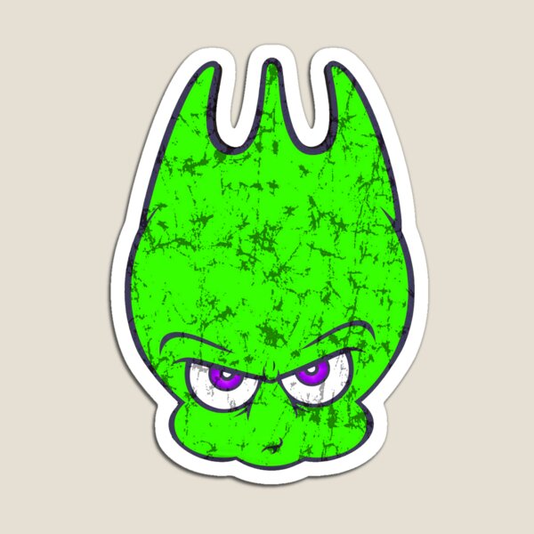 Vintage Neon Alien Sporky Magnet
