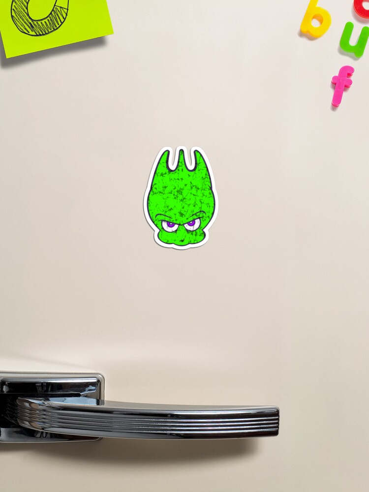 Thumbnail 1 of 3, Magnet, Vintage Neon Alien Sporky designed and sold by SporkyUniverse.