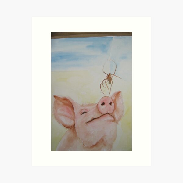 Item preview, Wilbur and Charlotte designed and sold by ArtbyChaune.