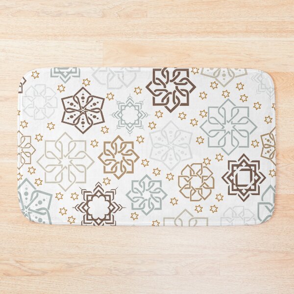 Item preview, Snowflakes Ocher designed and sold by Rusembell.
