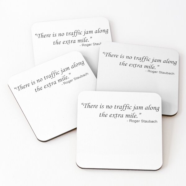 Item preview, There is no traffic jam along the extra mile quote designed and sold by Andoooo.