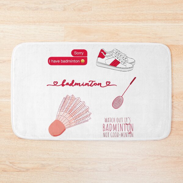 Item preview, Red Watercolor Badminton Pack designed and sold by The-Goods.