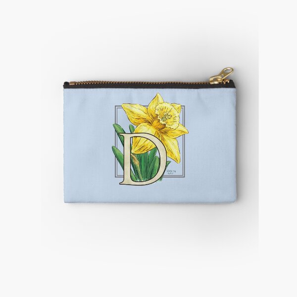 Artikelvorschau, D ist für das Narzissen-Blumen-Monogramm-Schwimmen entworfen und verkauft von stephsmith.
