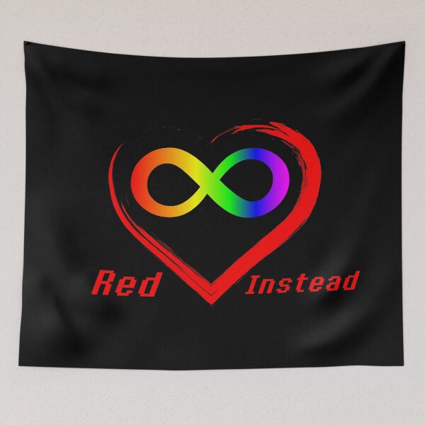 Item preview, Red Instead Heart designed and sold by LunarDragoon.