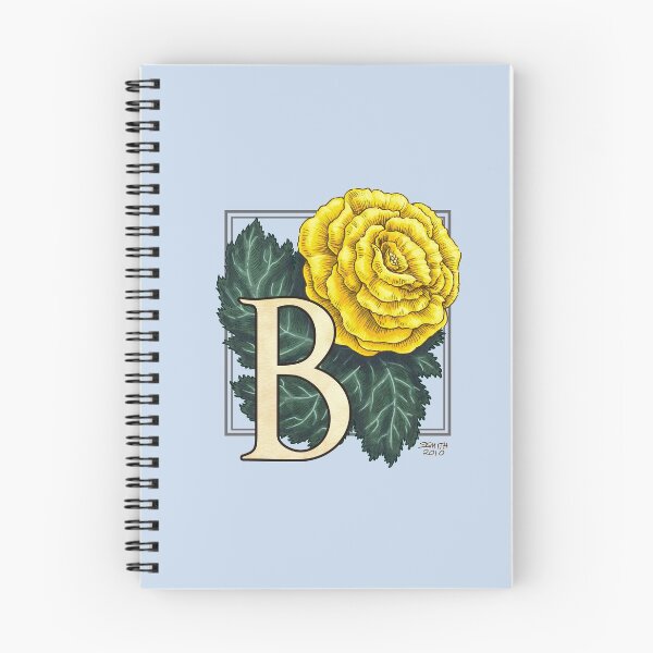 Artikelvorschau, B steht für Begonia Flower Monogram Floating entworfen und verkauft von stephsmith.