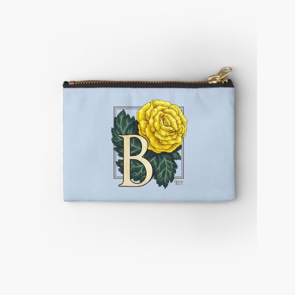 Artikelvorschau, B steht für Begonia Flower Monogram Floating entworfen und verkauft von stephsmith.