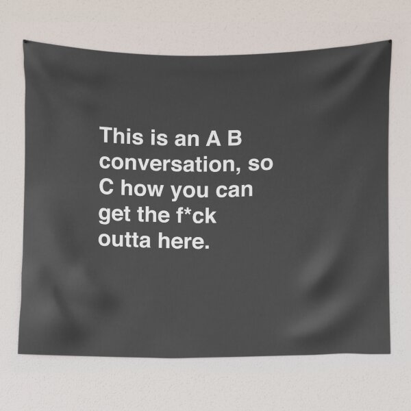 Item preview, A and B conversation designed and sold by Primotees.