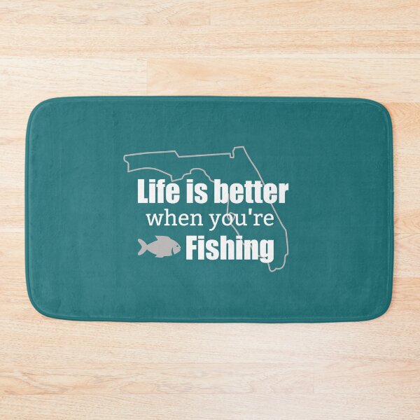 Item preview, Florida Fishing State Outline Life is Better Fisherman product designed and sold by doodabobs.