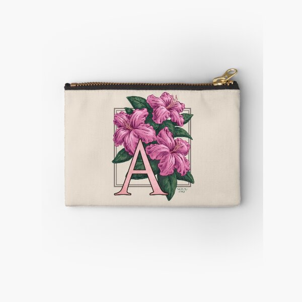 Artikelvorschau, A ist für Azaleen-Blumen-Monogramm entworfen und verkauft von stephsmith.