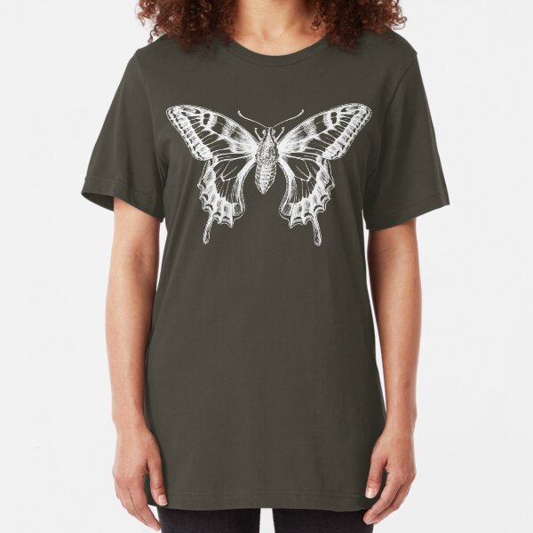 Butterfly Ghost Slim Fit T-Shirt