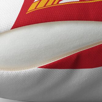Alternate view of Legion of Zoom - Red Throw Pillow