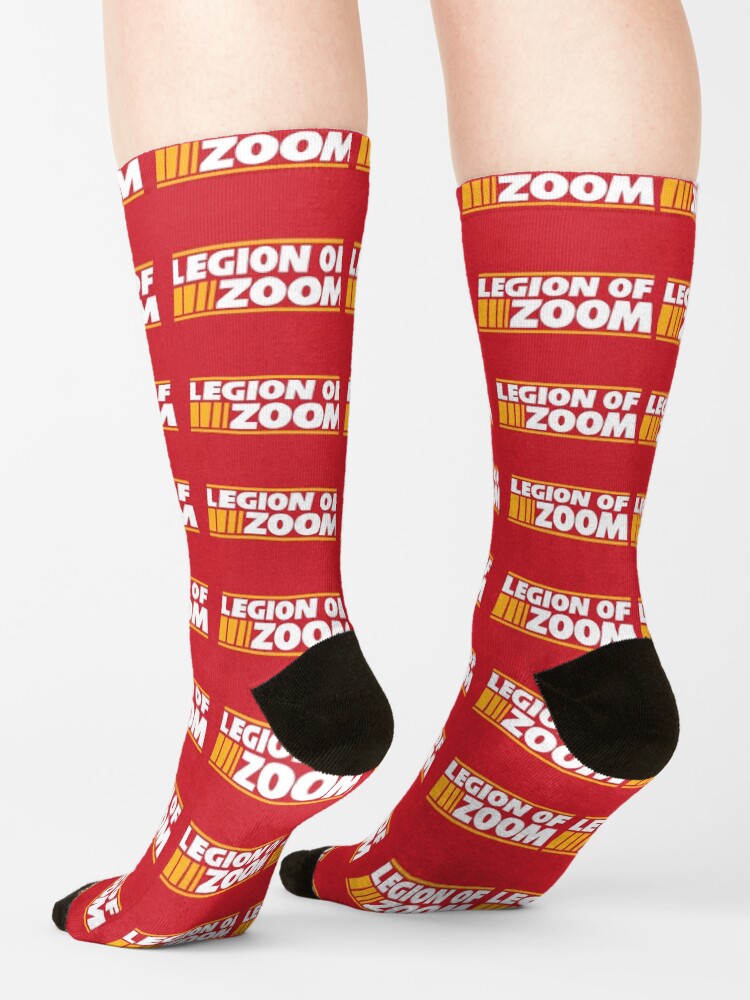 "Legion of Zoom Red" Socks for Sale by SaturdayAC Redbubble