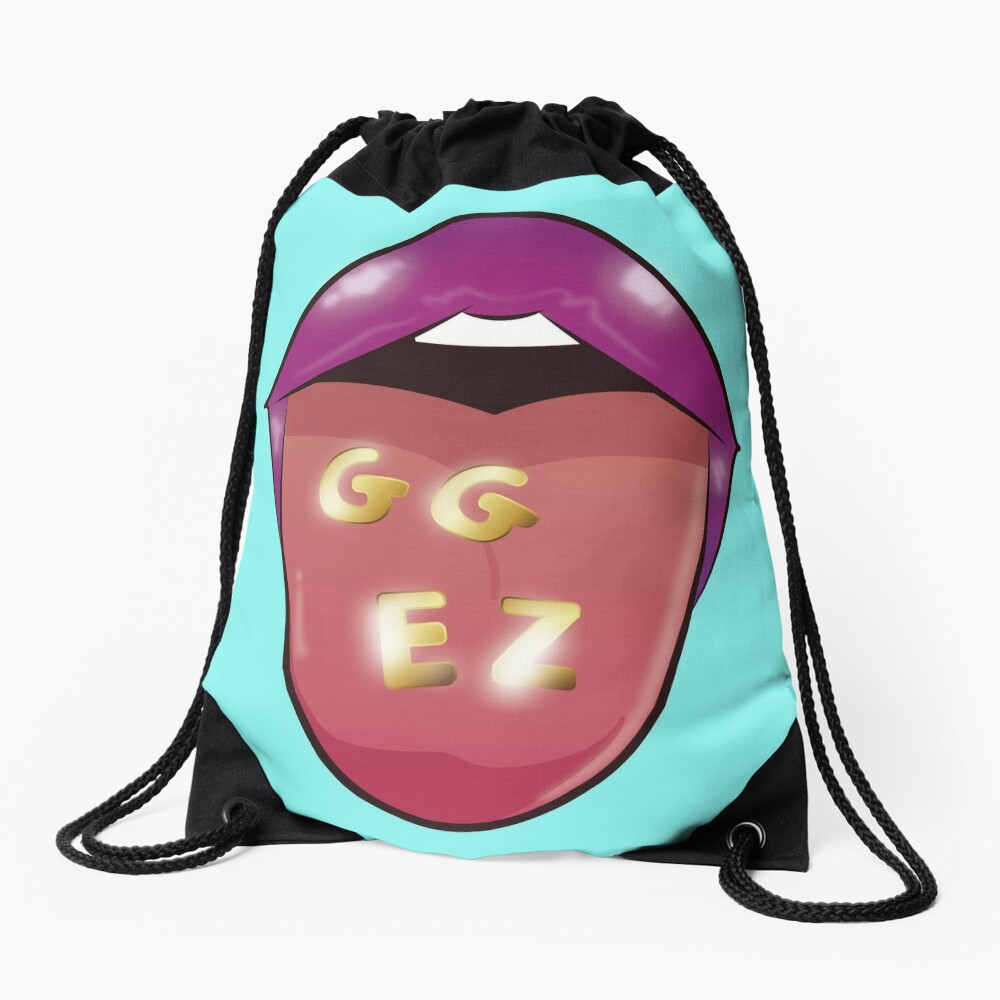 Gg Ez Qiyana True Damage Drawstring Bag By Chatot Redbubble