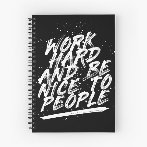 Item preview, Work Hard and be Nice to People designed and sold by Jun  Gallano.