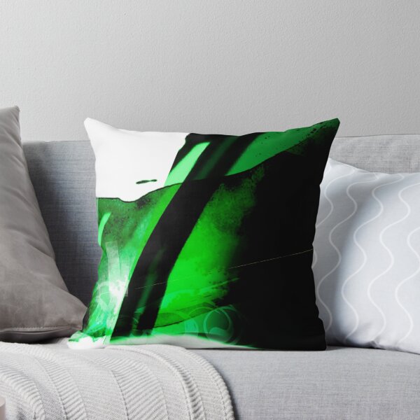 Item preview, Green and black abstract digital collage designed and sold by ZebEddy.