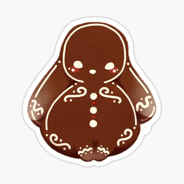 Gingerbread Bun Sticker