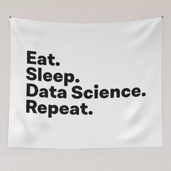 Item preview, Eat Sleep Data Science Repeat designed and sold by teesaurus.