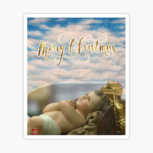 Item preview, Merry Christmas - Baby Jesus on Saint Peter Cathedral Vatican (by ACCI) designed and sold by VanyssaGraphics.
