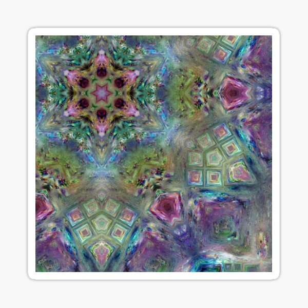Crystalline Reflections 8 Sticker