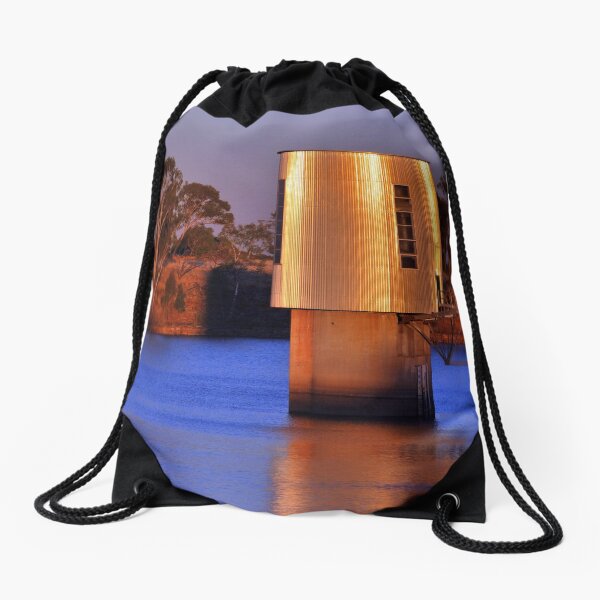 Sunrise at Lake Eppalock Drawstring Bag