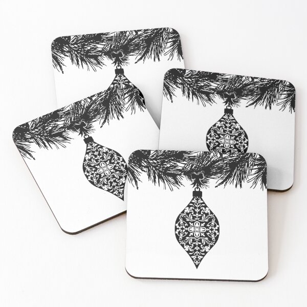 Item preview, Black Holiday Ornament Graphic designed and sold by OpheliaThree.