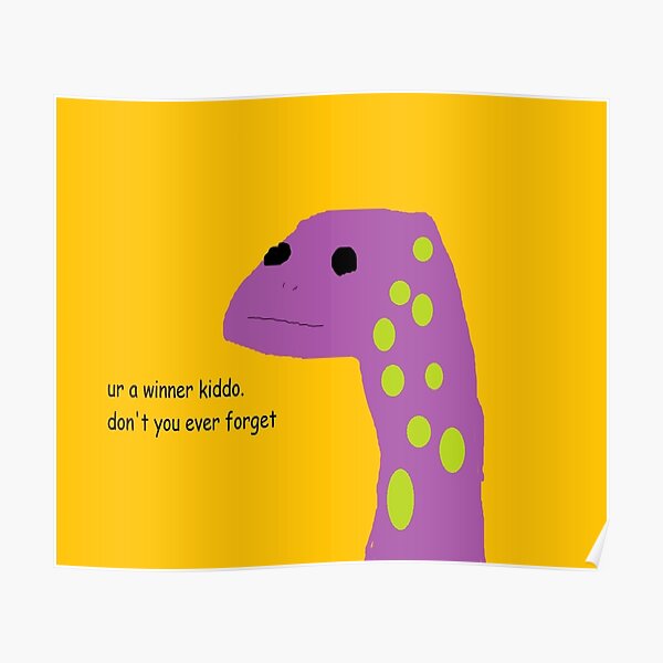 motivational lizard Poster