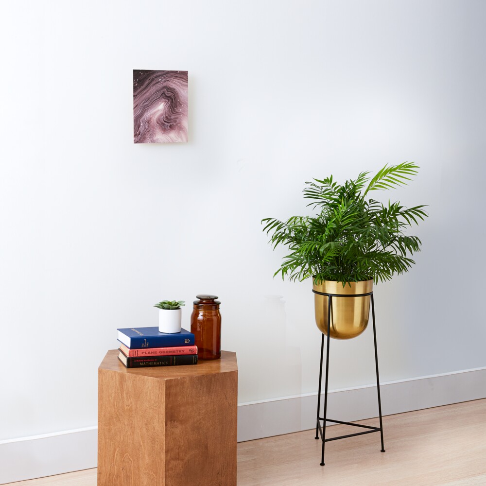 Geode Amethyst Mounted Print