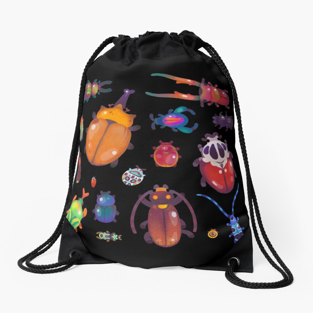 Beetle Drawstring Bag