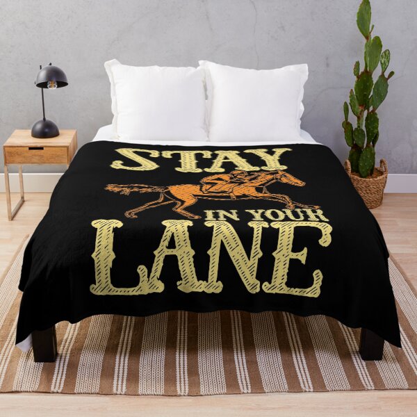 Item preview, Cute Stay In Your Lane Horseriding Racing Rider designed and sold by perfectpresents.