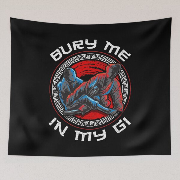 Item preview, Bury Me In My Gi Brazil Jiu Jitsu MMA Martial Arts designed and sold by perfectpresents.