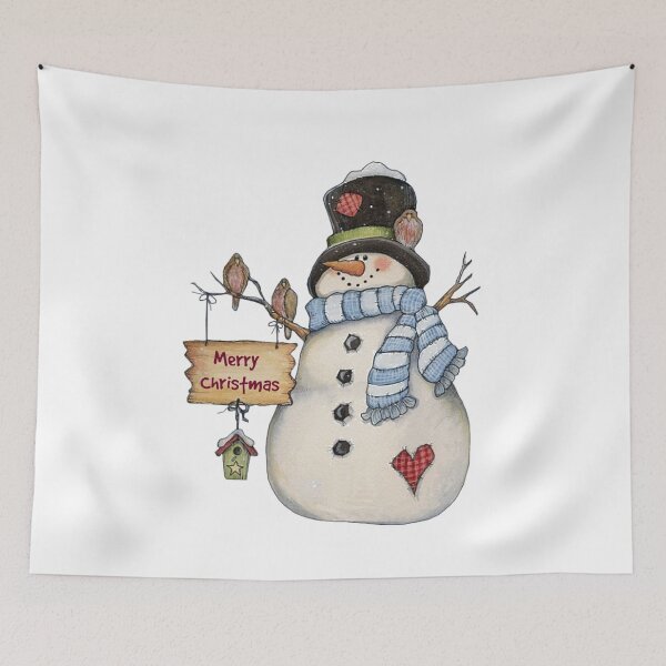 Item preview, Merry Christmas Snowman designed and sold by Jenn Graham.