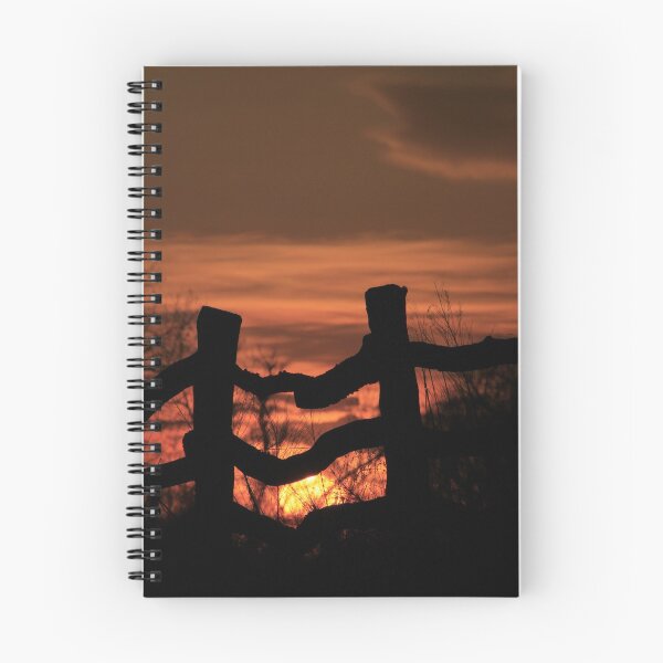 Item preview, Valla de madera con un colorido atardecer de Kansas designed and sold by ROBERTDBROZEK.