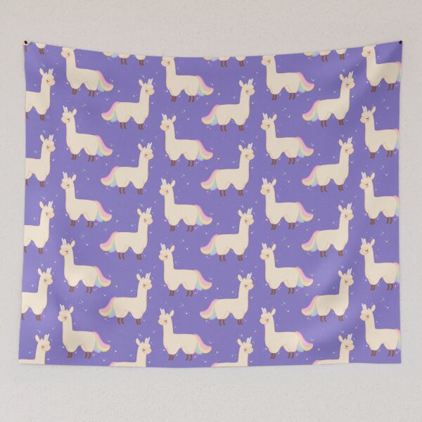 Item preview, Llamacorn - Purple designed and sold by scribble-monkey.