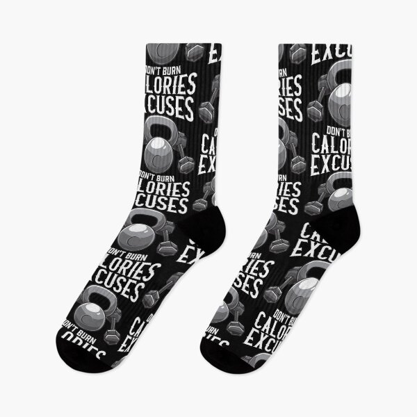 Item preview, Excuses Don't Burn Calories Gym Workout Motivation designed and sold by perfectpresents.