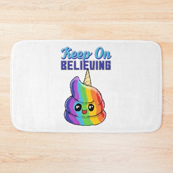 Item preview, Keep On Believing in The Unicorn Poop designed and sold by flipper42.