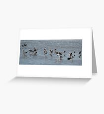 A family of Stilts Greeting Card