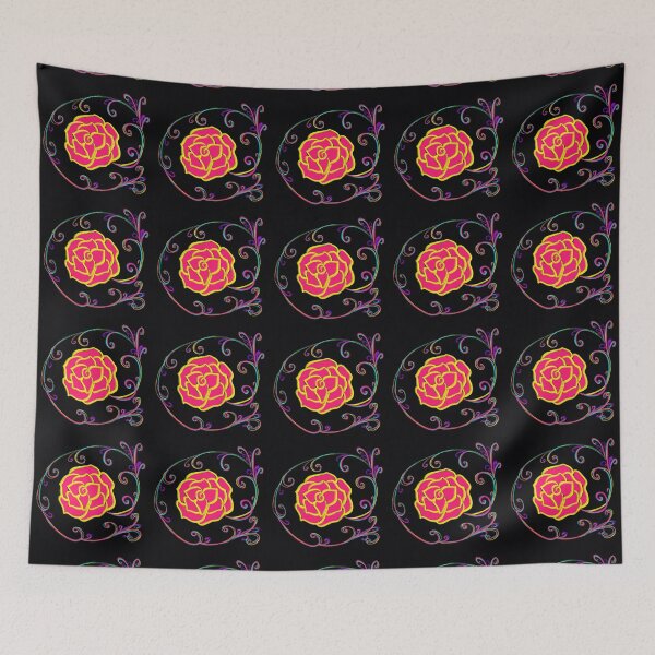 Item preview, Colorful Rainbow Vine Rose designed and sold by Stephanie Janae Schork.